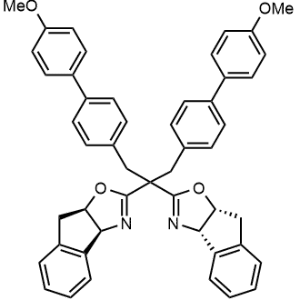 (3aS,3a'S,8aR,8a'R)-2,2'-(1,3-Bis(4'-methoxy-[1,1'-biphenyl]-4-yl)propane-2,2-diyl)bis(3a,8a-dihydro-8H-indeno[1,2-d]oxazole)|CS-1334394
