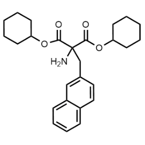 Dicyclohexyl 2-amino-2-(naphthalen-2-ylmethyl)malonate|CS-1334474