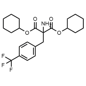 Dicyclohexyl 2-amino-2-(4-(trifluoromethyl)benzyl)malonate|CS-1334478