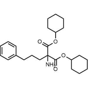 Dicyclohexyl 2-amino-2-(3-phenylpropyl)malonate|CS-1334504