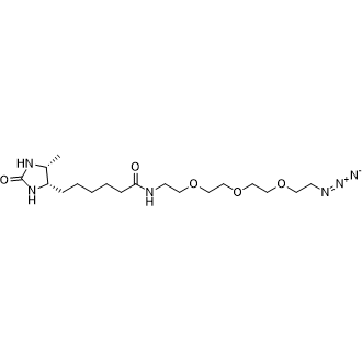 N-(2-(2-(2-(2-Azidoethoxy)ethoxy)ethoxy)ethyl)-6-((4S,5R)-5-methyl-2-oxoimidazolidin-4-yl)hexanamide|CS-1334664