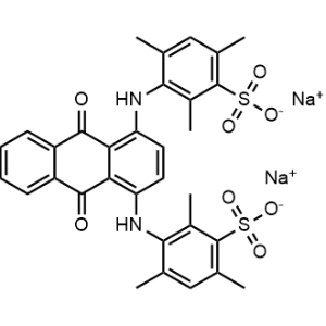 Sodium 3,3'-((9,10-dioxo-9,10-dihydroanthracene-1,4-diyl)bis(azanediyl))bis(2,4,6-trimethylbenzenesulfonate) sodium|CS-1334673