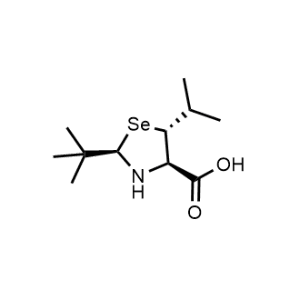 (2R,4R,5R)-2-(tert-Butyl)-5-isopropyl-1,3-selenazolidine-4-carboxylic acid|CS-1334761
