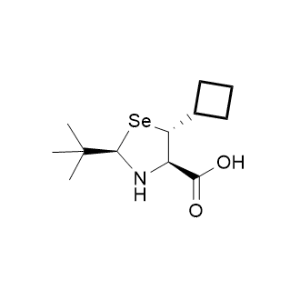 (2R,4R,5R)-2-(tert-Butyl)-5-cyclobutyl-1,3-selenazolidine-4-carboxylic acid|CS-1334762