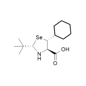 (2S,4R,5R)-2-(tert-Butyl)-5-cyclohexyl-1,3-selenazolidine-4-carboxylic acid|CS-1334780