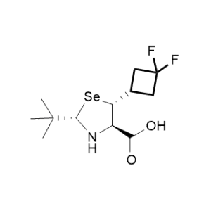 (2S,4R,5R)-2-(tert-Butyl)-5-(3,3-difluorocyclobutyl)-1,3-selenazolidine-4-carboxylic acid|CS-1334788