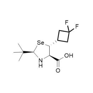 (2R,4R,5R)-2-(tert-Butyl)-5-(3,3-difluorocyclobutyl)-1,3-selenazolidine-4-carboxylic acid|CS-1334903