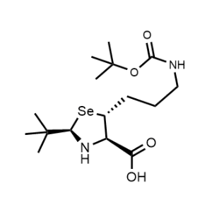 (2R,4R,5R)-5-(3-((tert-Butoxycarbonyl)amino)propyl)-2-(tert-butyl)-1,3-selenazolidine-4-carboxylic acid|CS-1334918