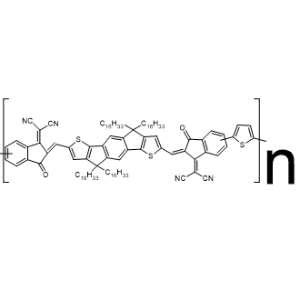 2,2'-((2Z,2'Z)-((4,4,9,9-Tetrahexadecyl-4,9-dihydro-s-indaceno[1,2-b:5,6-b']dithiophene-2,7-diyl)bis(methanylylidene))bis(3-oxo-2,3-dihydro-1H-indene-2,1-diylidene))dimalononitrile compound with 2,5-dimethylthiophene and ethane 1:1:1|CS-1335459