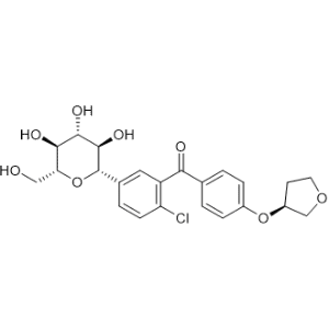 (2-Chloro-5-((2S,3R,4R,5S,6R)-3,4,5-trihydroxy-6-(hydroxymethyl)tetrahydro-2H-pyran-2-yl)phenyl)(4-(((S)-tetrahydrofuran-3-yl)oxy)phenyl)methanone|CS-1335530