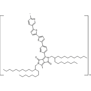 Poly[[2,3,5,6-tetrahydro-2,5-bis(2-octyldodecyl)-3,6-dioxopyrrolo[3,4-c]pyrrole-1,4-diyl]-2,5-pyridinediyl[2,2′-bithiophene]-5,5′-diyl-5,2-pyridinediyl]|CS-1335538
