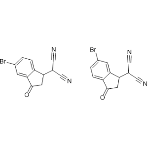 2-(5or6-Bromo-3-oxo-2,3-dihydro-1H-inden-1-yl)malononitrile|CS-1335554