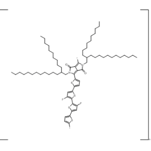 Poly[[2,5-bis(2-decyltetradecyl)-2,3,5,6-tetrahydro-3,6-dioxopyrrolo[3,4-c]pyrrole-1,4-diyl](3′′,4′-difluoro[2,2′:5′,2′′:5′′,2′′′-quaterthiophene]-5,5′′′-diyl)]|CS-1335568