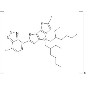 Poly[2,1,3-benzothiadiazole-4,7-diyl[4,4-bis(2-ethylhexyl)-4H-silolo[3,2-b:4,5-b′]dithiophene-2,6-diyl]]|CS-1335590