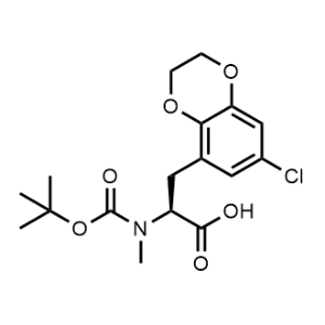 (S)-2-((tert-Butoxycarbonyl)(methyl)amino)-3-(7-chloro-2,3-dihydrobenzo[b][1,4]dioxin-5-yl)propanoic acid|CS-1335605