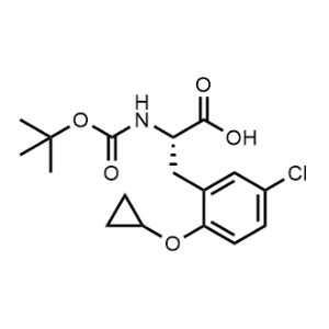 (S)-2-((tert-Butoxycarbonyl)amino)-3-(5-chloro-2-cyclopropoxyphenyl)propanoic acid|CS-1335607
