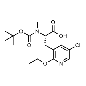 (S)-2-((tert-Butoxycarbonyl)(methyl)amino)-3-(5-chloro-2-ethoxypyridin-3-yl)propanoic acid|CS-1335609