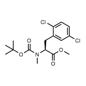 Methyl (S)-2-((tert-butoxycarbonyl)(methyl)amino)-3-(2,5-dichlorophenyl)propanoate|CS-1335631