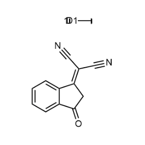 Propanedinitrile, 2-[2,3-dihydro-5(or 6)-methyl-3-oxo-1H-inden-1-ylidene]-|CS-1335638