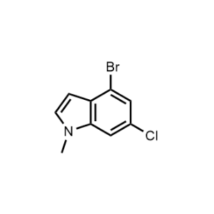 4-Bromo-6-chloro-1-methyl-1H-indole|CS-1335660