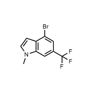 4-Bromo-1-methyl-6-(trifluoromethyl)-1H-indole|CS-1335661