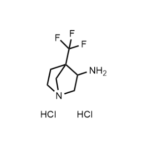 4-(Trifluoromethyl)-1-azabicyclo[2.2.1]heptan-3-amine dihydrochloride|CS-1335667