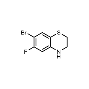 7-Bromo-6-fluoro-3,4-dihydro-2H-benzo[b][1,4]thiazine|CS-1335676