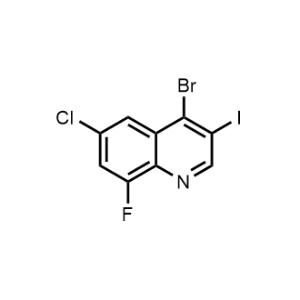 4-Bromo-6-chloro-8-fluoro-3-iodoquinoline|CS-1335773