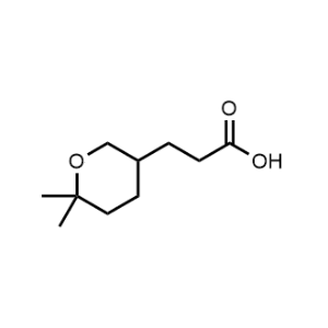 3-(6,6-Dimethyltetrahydro-2H-pyran-3-yl)propanoic acid|CS-1335776