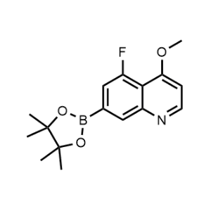 5-Fluoro-4-methoxy-7-(4,4,5,5-tetramethyl-1,3,2-dioxaborolan-2-yl)quinoline|CS-1335780