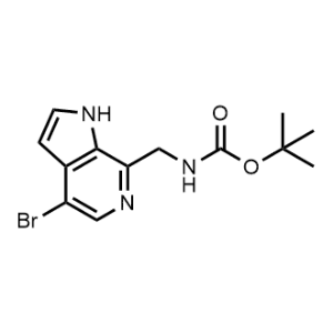 tert-Butyl ((4-bromo-1H-pyrrolo[2,3-c]pyridin-7-yl)methyl)carbamate|CS-1335789