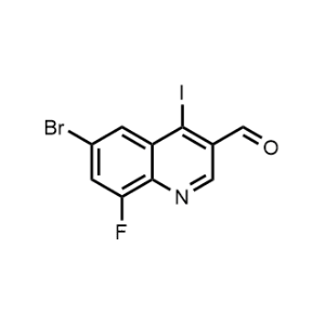 6-Bromo-8-fluoro-4-iodoquinoline-3-carbaldehyde|CS-1335791