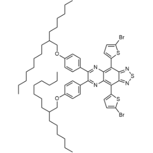 4,9-Bis(5-bromothiophen-2-yl)-6,7-bis(4-((2-hexyldecyl)oxy)phenyl)-[1,2,5]thiadiazolo[3,4-g]quinoxaline|CS-1335867