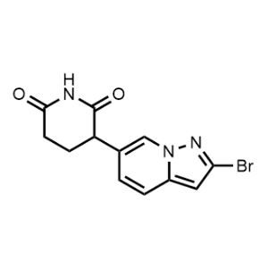 3-(2-Bromopyrazolo[1,5-a]pyridin-6-yl)piperidine-2,6-dione|CS-1335868