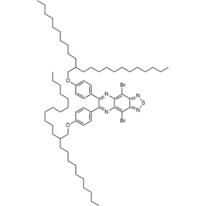 4,9-Dibromo-6,7-bis(4-((2-decyltetradecyl)oxy)phenyl)-[1,2,5]thiadiazolo[3,4-g]quinoxaline|CS-1335870