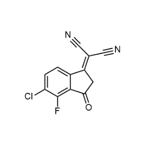 2-(5-Chloro-4-fluoro-3-oxo-2,3-dihydro-1H-inden-1-ylidene)malononitrile|CS-1335885