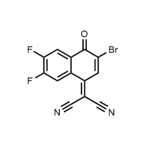 2-(3-Bromo-6,7-difluoro-4-oxonaphthalen-1(4H)-ylidene)malononitrile|CS-1335888