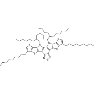 12,13-Bis(2-butyloctyl)-3,9-dinonyl-12,13-dihydro-[1,2,5]thiadiazolo[3,4-E]thieno[2'',3'':4',5']thieno[2',3':4,5]pyrrolo[3,2-g]thieno[2',3':4,5]thieno[3,2-b]indole|CS-1335902