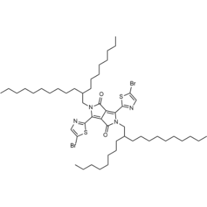3,6-Bis(5-bromothiazol-2-yl)-2,5-bis(2-octyldodecyl)-2,5-dihydropyrrolo[3,4-c]pyrrole-1,4-dione|CS-1335911