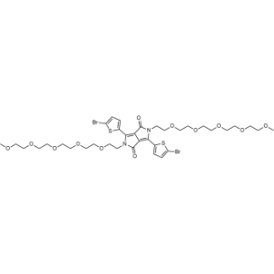 3,6-Bis(5-bromothiophen-2-yl)-2,5-di(2,5,8,11,14-pentaoxahexadecan-16-yl)-2,5-dihydropyrrolo[3,4-c]pyrrole-1,4-dione|CS-1335912