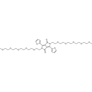 2,5-Di(2,5,8,11,14-pentaoxahexadecan-16-yl)-3,6-di(thiophen-2-yl)-2,5-dihydropyrrolo[3,4-c]pyrrole-1,4-dione|CS-1335915