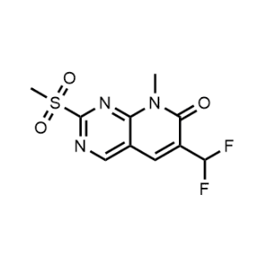 6-(Difluoromethyl)-8-methyl-2-(methylsulfonyl)pyrido[2,3-d]pyrimidin-7(8H)-one|CS-1335919