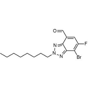 7-Bromo-6-fluoro-2-octyl-2H-benzo[d][1,2,3]triazole-4-carbaldehyde|CS-1335931