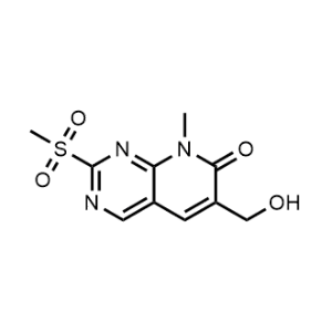 6-(Hydroxymethyl)-8-methyl-2-(methylsulfonyl)pyrido[2,3-d]pyrimidin-7(8H)-one|CS-1335937
