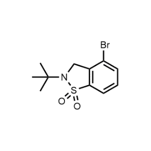 4-Bromo-2-(tert-butyl)-2,3-dihydrobenzo[d]isothiazole 1,1-dioxide|CS-1335944