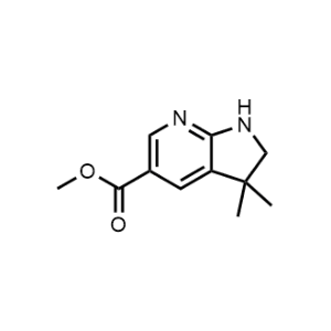 Methyl 3,3-dimethyl-2,3-dihydro-1H-pyrrolo[2,3-b]pyridine-5-carboxylate|CS-1335950
