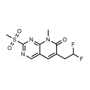 6-(2,2-Difluoroethyl)-8-methyl-2-(methylsulfonyl)pyrido[2,3-d]pyrimidin-7(8H)-one|CS-1335951