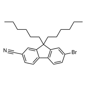 7-Bromo-9,9-dihexyl-9H-fluorene-2-carbonitrile|CS-1335968