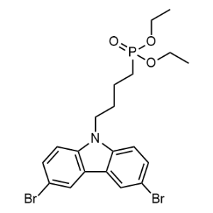 Diethyl (4-(3,6-dibromo-9H-carbazol-9-yl)butyl)phosphonate|CS-1336044
