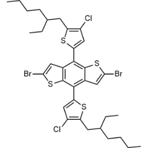 2,6-Dibromo-4,8-bis(4-chloro-5-(2-ethylhexyl)thiophen-2-yl)benzo[1,2-b:4,5-b']dithiophene|CS-1336083